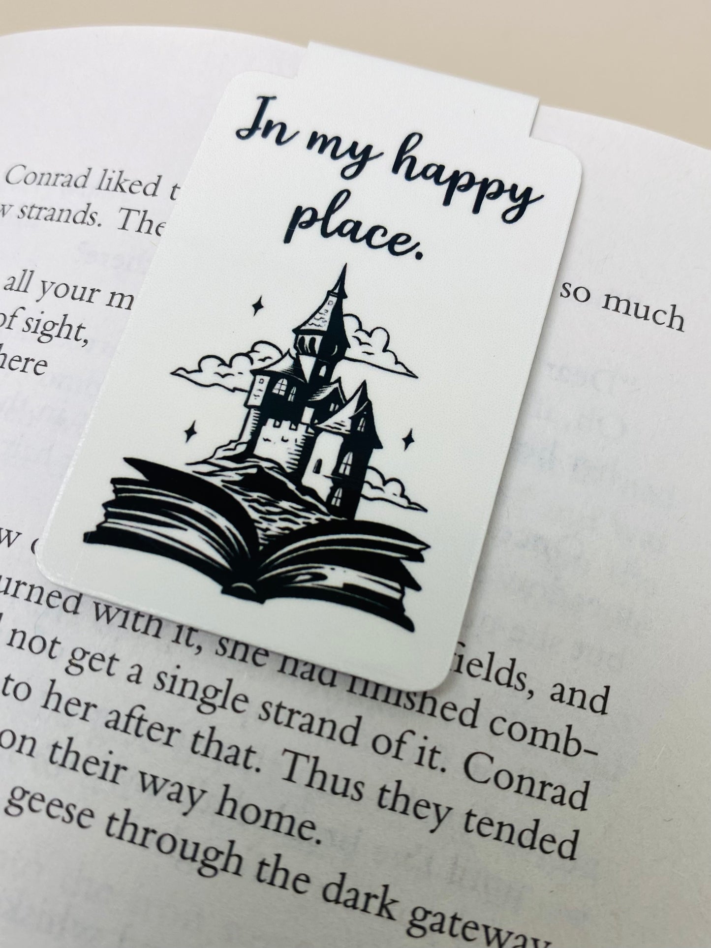 Happy Place Magnetic Bookmark