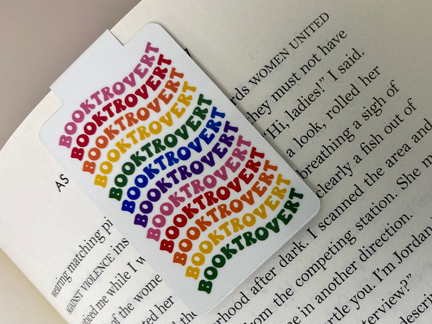 Booktrovert Magnetic Bookmark