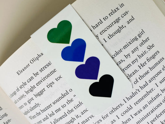 Love Hearts Magnetic Bookmark