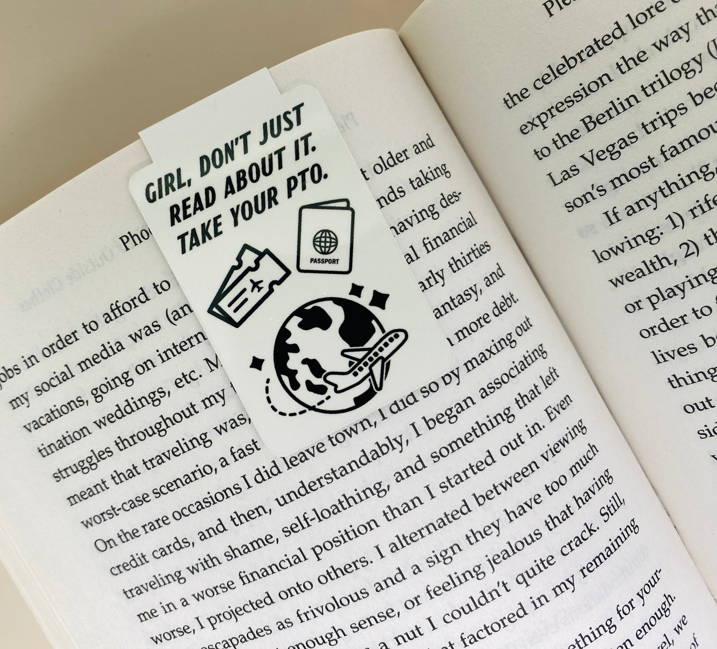 Girl, Take Your PTO Magnetic Bookmark
