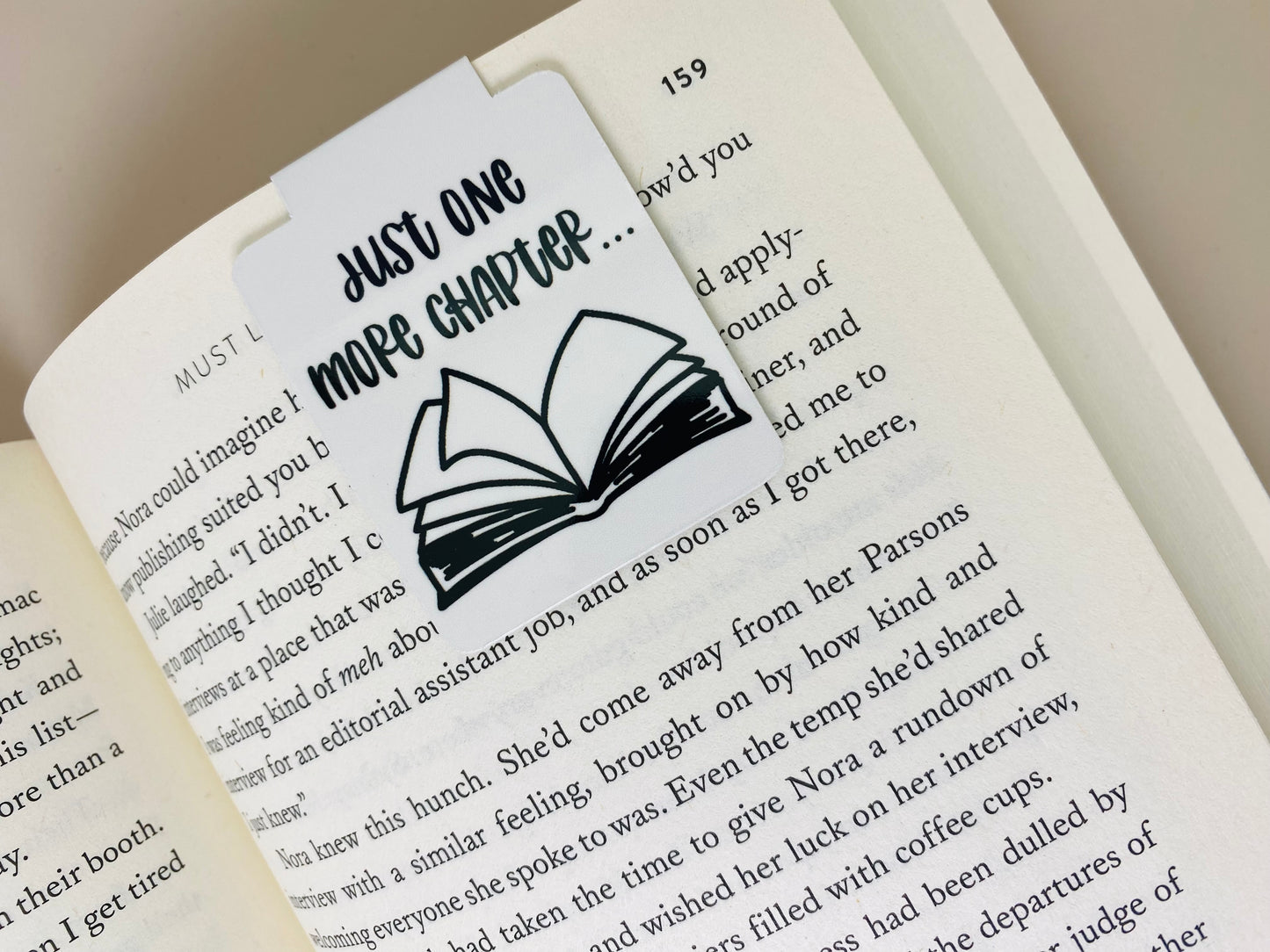 One More Chapter Magnetic Bookmark