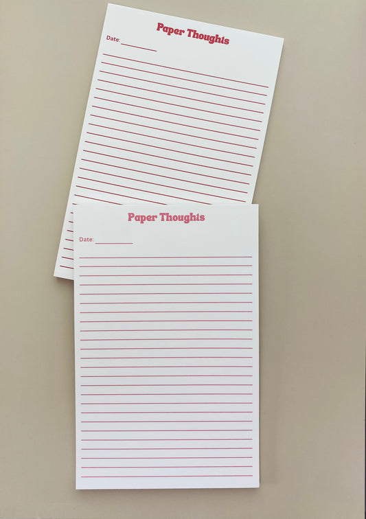 Paper Thoughts Notepad
