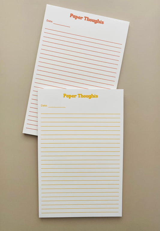 Paper Thoughts Notepad